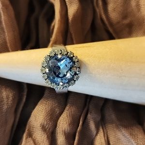 Swarovski crystal ring.